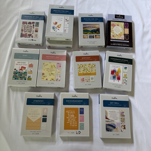Dayspring Other - Lot Of 12 DaySpring Christian Greeting Card Box Sets Sympathy Birthday Baby